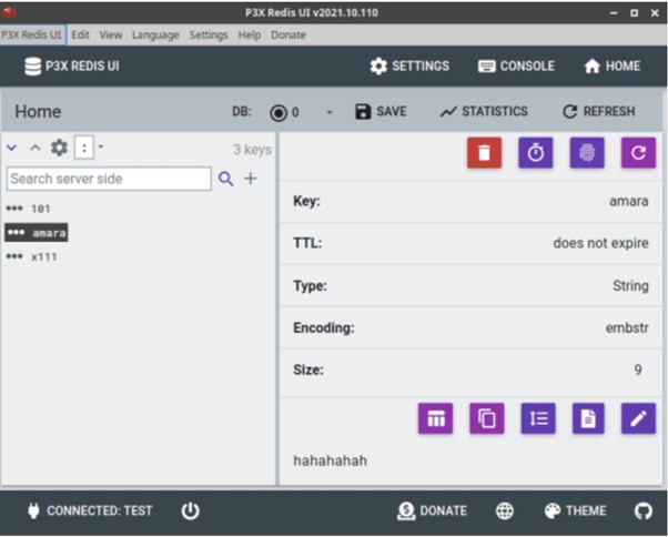 PX3 Redis UI