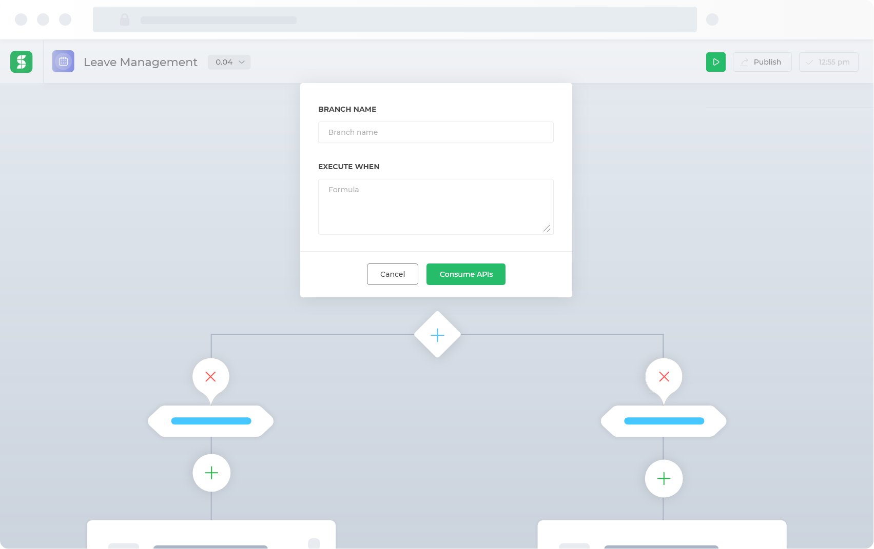Branching on workflow