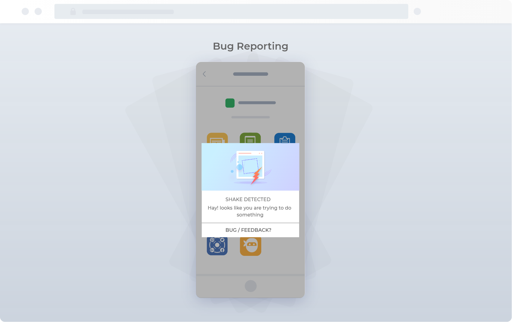 Bug Reporting in an app