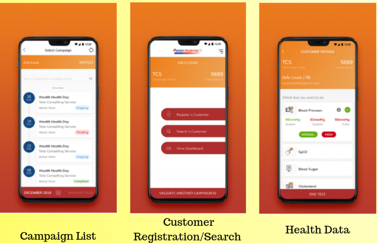 ICICI Pru iHealth App for Campaign Management