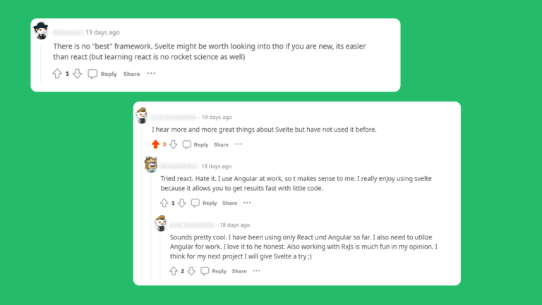 Svelte frontend Frameworks for buidling user interfaces