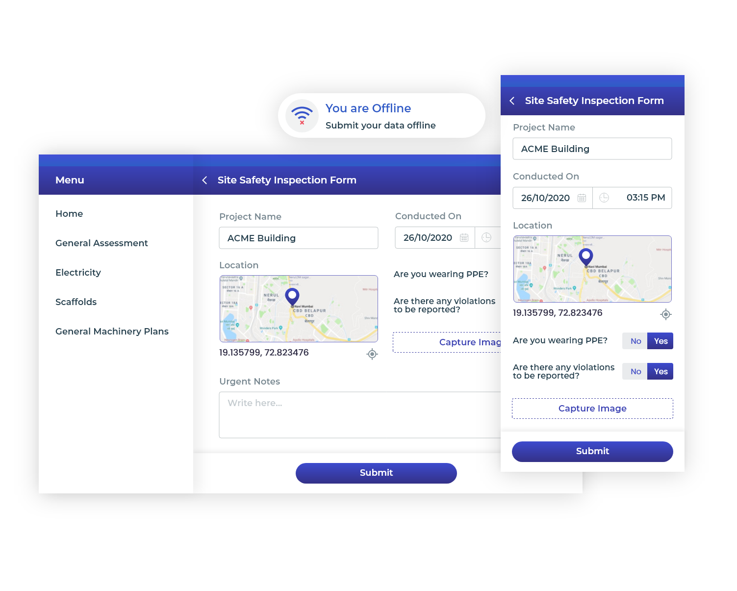 data collection mobile form app dronahq