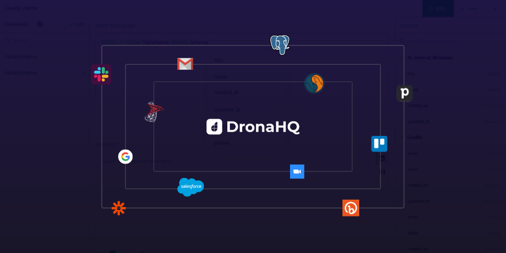 database and api connectors