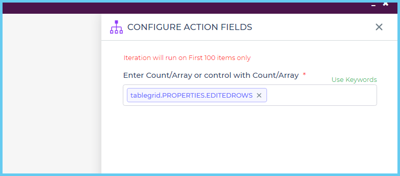 ENTER COUNT 