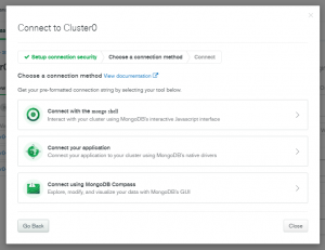 MongoDB API Configuration