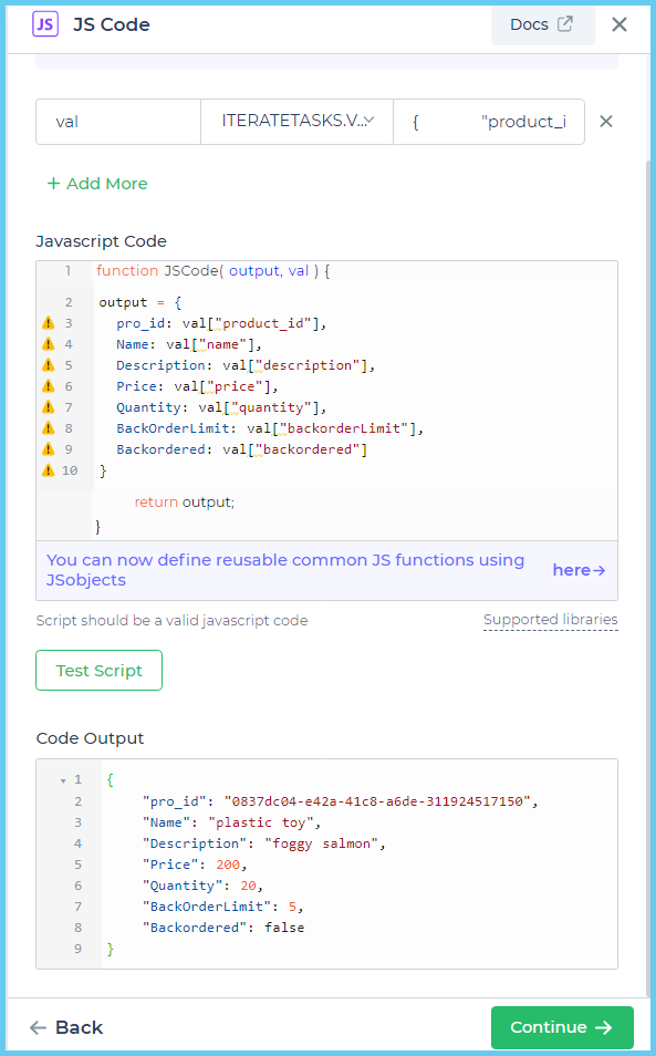 JS CODE 