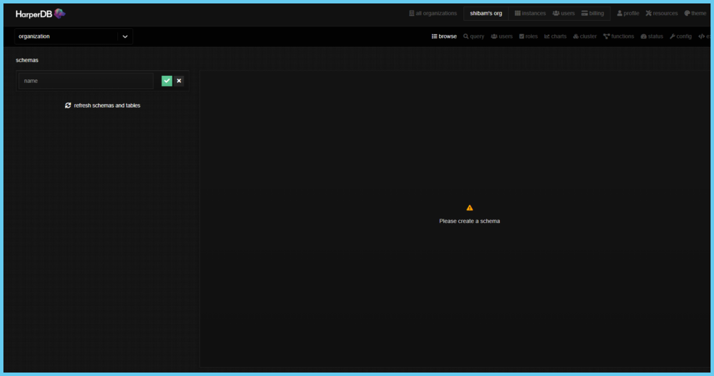 create a schema 
