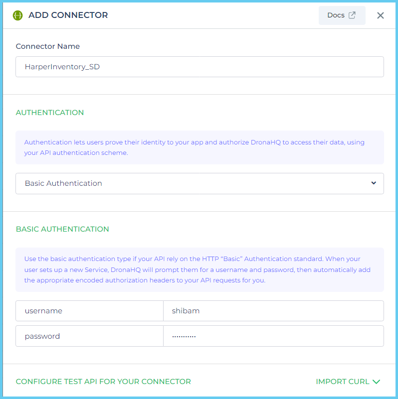 add connector 
