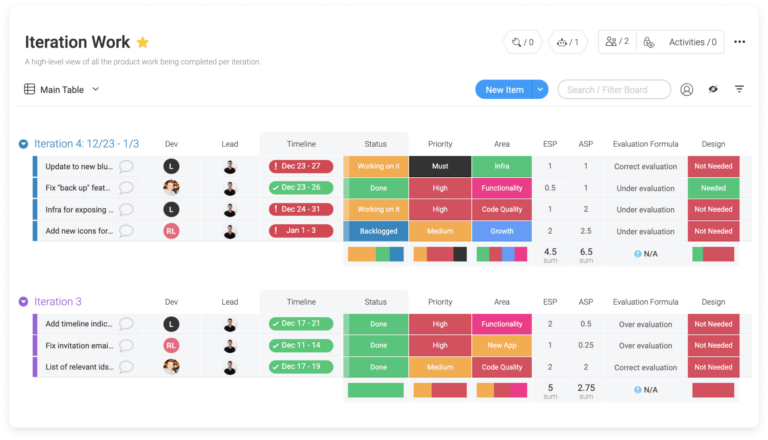 Monday Best Workflow Management Airtable alternative 