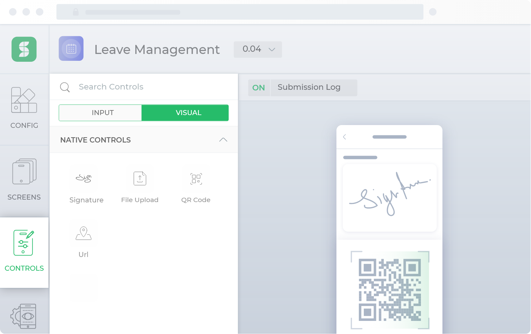 Native Controls signature
