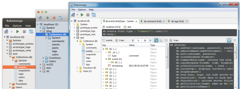 Robo3T MongoDB GUI
