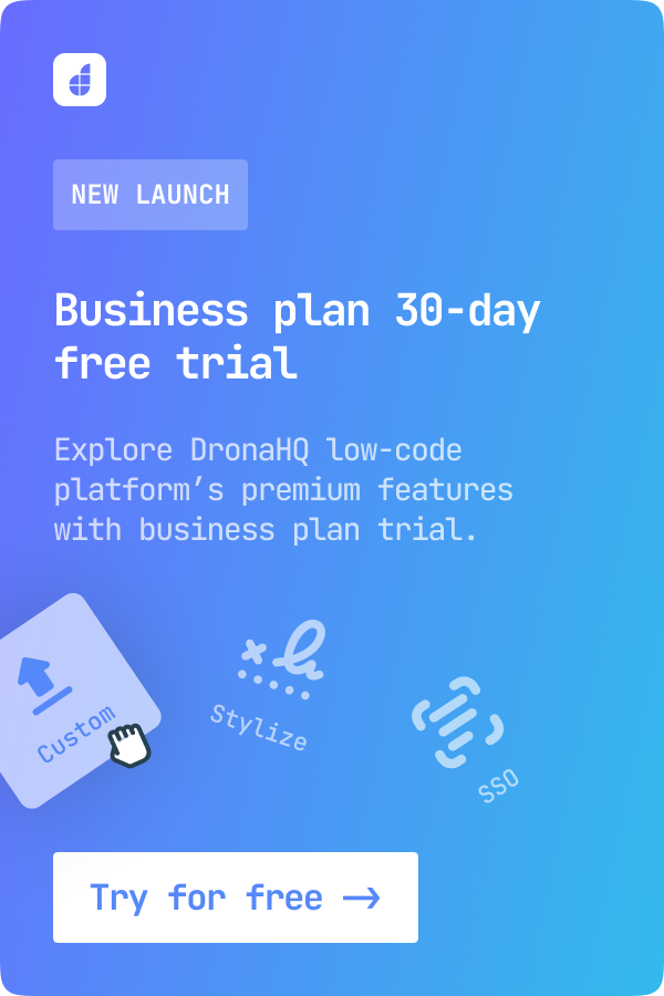 DronaHQ Buisness plan free trial