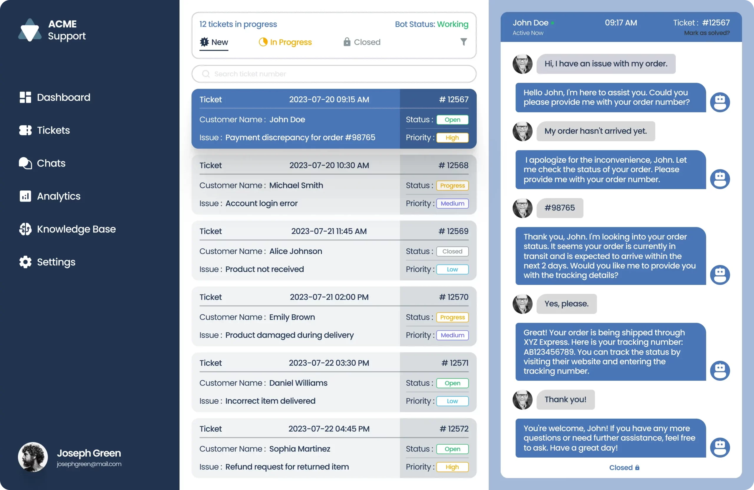 ai enabled customer support apps built using low code